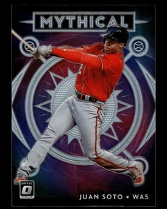 2020 Panini Donruss Optic Mythical Holo Prizm Juan Soto #M-13 Nationals - Picture 1 of 2