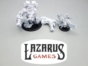 Warmachine: Mercenaries - Emperor Carver Ultimus Esquire III & War Boar (primed) - Picture 1 of 10