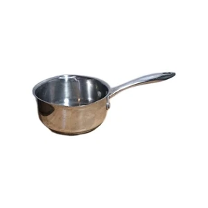 Wolfgang Puck 1qt Sauce Pan Stainless Steel Two Pour Spouts 042011 - Picture 1 of 6