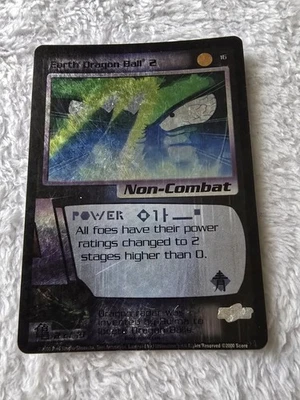 DBZ Dragon Ball Z FOIL Earth Dragon Ball 2 16 CCG Unlimited Saiyan Saga HP - Image 1 of 4