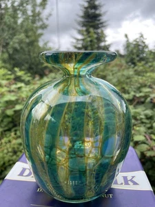 Mdina Glass Vase - Green/Blue - Picture 1 of 3
