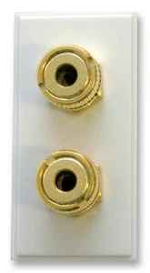 TRIAX - Module Euro haut-parleur double, blanc - Afbeelding 1 van 1