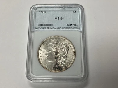 1889 PCGS MS64 Morgan Silver Dollar item#P21019 - Image 1 of 4