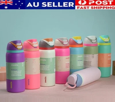 Owala Urban Outfitters Exclusive Tied and Ture FreeSip Blue Bow Bottle AU 32oz - image 1 of 4