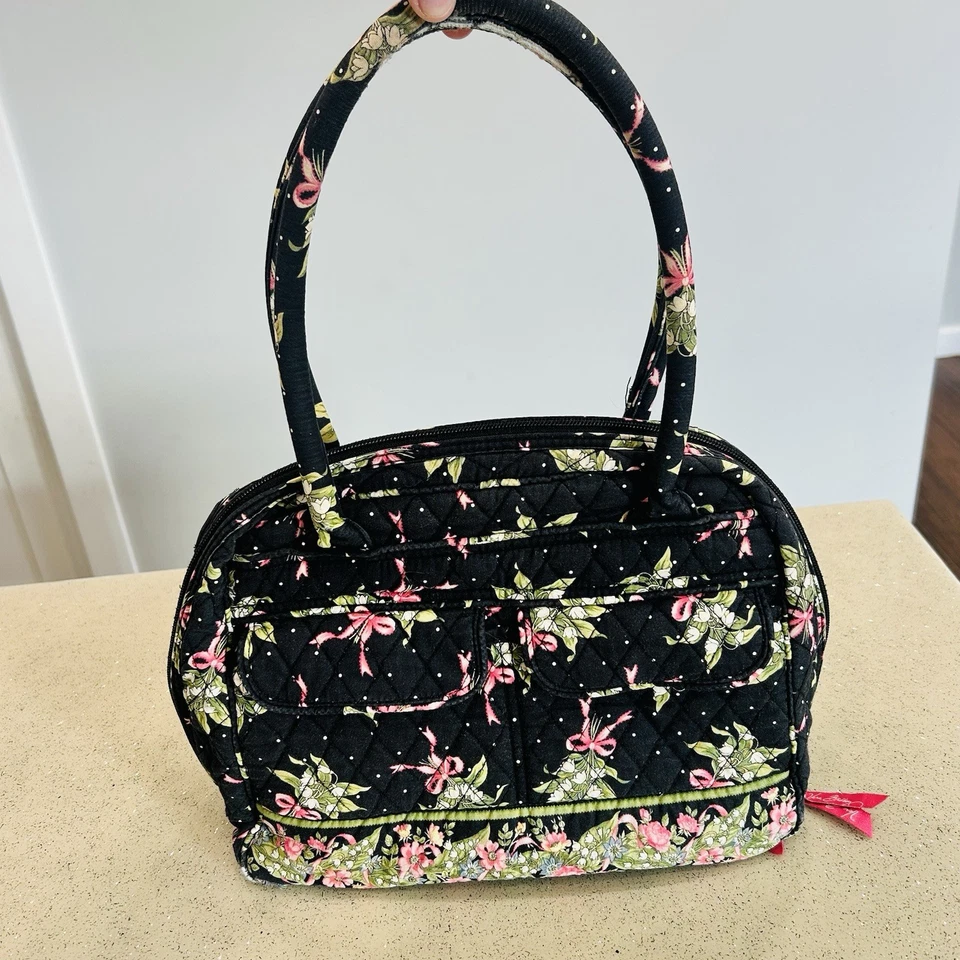 Vera Bradley ~ двойной ручки сумка Дамская сумка ~ большой ~ новый надежда узор ~ снят с производства - Изображение 1 из 4