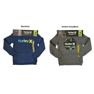 Set maglietta Hurley bambino 2 pezzi foderata in pile con cappuccio e misto cotone - Foto 1 di 5