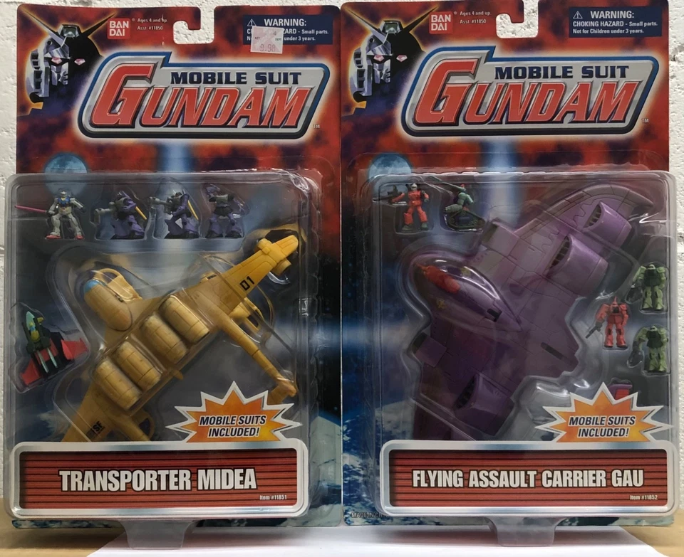 Gundam Mobile Suit Flying Assault Carrier Gau Transporter Midea 4.5" Bandai - Image 1 of 2