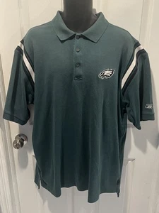 Philadelphia Eagles Golf Polo Shirt Men’s Size XL NFL “Fast Ship” Reebok Team - Picture 1 of 8