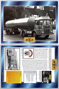 Guy Big J4T - 1969 - Cabovers - Atlas Trucks Maxi Card - Picture 1 of 1