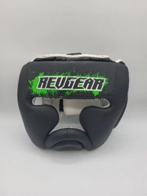 Revgear Tocado Adulto MEDIANO/Jóvenes GRANDE Serie Combate Protector de mejillas verde Foto 1 de 4