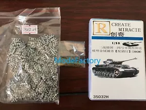 R-Model CQ35032H 1/35 Traccia in metallo e spilla in metallo per Panzer III/IV 38 CM - Foto 1 di 2