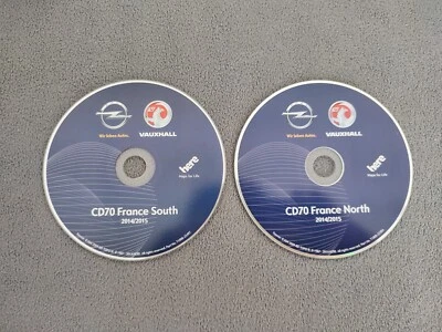 CD Navigation OPEL CD70 NAVI FRANCE FRANKREICH 2014/2015 CD 70 Final Update - Bild 1 von 2