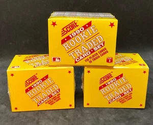 Lot Of (3) 1990 Score Rookie & Traded Factory Sealed Baseball Sets - Picture 1 of 1