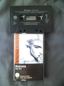 RARE TAPE MADONNA ~ TRUE BLUE ~ 4 TRACK MAXI CANADIAN IMPORT 1986 SIRE MINT - Picture 1 of 10