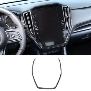ABS Carbon GPS Navigation Screen Frame Trim Decorate Cover For Subaru WRX 2022+ - Picture 1 of 12