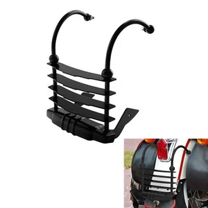 Black Rear Bumper Cheese Grater Fit For Harley Heritage Springers 1997-2003 - Bild 1 von 10