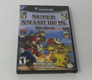 Super Smash Bros Melee (Nintendo GameCube) Complete with Inserts - Black Label - Picture 1 of 12
