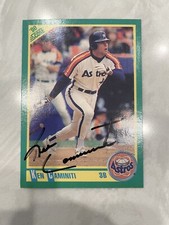 1990 SCORE KEN CAMINITI HOUSTON ASTROS SIGNED AUTO #76