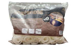 Holiday Joy Gutter Hooks Christmas Light Clips 80 Pcs For Outdoor String Lights - Picture 1 of 2
