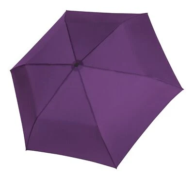 doppler Zero,99 Manual Umbrella Regenschirm Royal Purple violett Neu