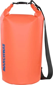 MARCHWAY Floating Waterproof Dry Bag Backpack 5L/10L/20L/30L/40L, Roll Top Sack - Picture 1 of 8