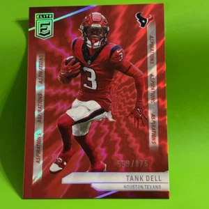 2024 Panini Donruss Elite Football Tank Dell /875 Red Shimmer Aspirations - Bild 1 von 2