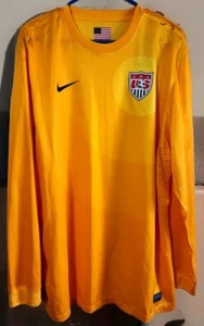 Camiseta de fútbol Nike EE. UU. para hombre 2XL portero amarilla Copa Mundial manga larga Dri-Fit - Imagen 1 de 12