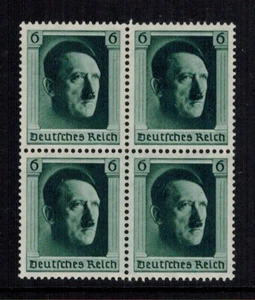 Germany #102a, 1937 Adolph Hiltler block of 4 (ex souvenir sheet) NH VF - Picture 1 of 1