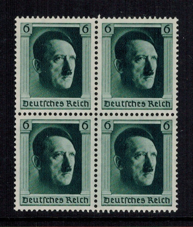 Germany #102a, 1937 Adolph Hiltler block of 4 (ex souvenir sheet) NH VF - Image 1 of 1