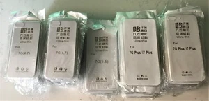 60 fundas transparentes delgadas para teléfono celular - 7G (4.7); 7G (5.5); 7G Plus / i7 Plus - Imagen 1 de 9
