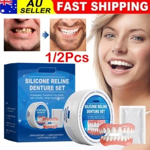 1/2X Silicone Denture Silicone Reline Kit Soft Instant Teeth Reline Set - Picture 1 of 14
