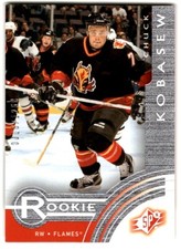 2001-02 SPx Rookie Redemption Exchange Chuck Kobasew Rookie /1250 #R5 Calgary