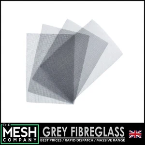 Hoja de fibra de vidrio de malla gris The Mesh Company | Paquete A4 x 4 - Imagen 1 de 1