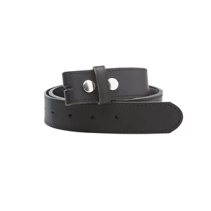 INVIDA Herren Tresor Gürtel VAULT für Wechselschließen SCHWARZ 4cm Breite 90-120