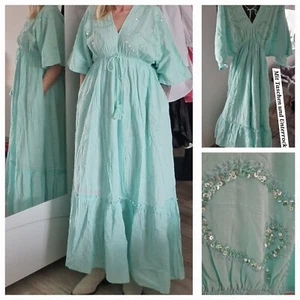 Blogger Boho viele Details Sommerkleid Maxikleid 💥Neu - Bild 1 von 10