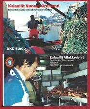 1993 GREENLAND,, Regina Margareta and marine fauna, Booklet PO n . 3 Crabs