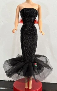 Black Cocktail Dress Reproduction Fashion for Barbie Doll - Picture 1 of 20
