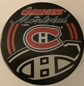 Montreal Canadiens NHL INGLASCO shadow Logo Official HockeyPuck Made In Slovakia - Picture 1 of 3