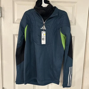 Adidas Tiro 23 Competition Winterized Long Sleeve Shirt Blue Men’s Small NWT - Picture 1 of 4
