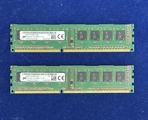 8 GB DDR3 RAM Kit (2x4GB) Micron MT8JTF51264AZ, 12800U, 1600MHz Arbeitsspeicher - Bild 1 von 2