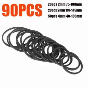 Mix 90PACK Cassette Rubber Drive Square Flat Belts For Tape Machine Common #JP - Picture 1 of 12