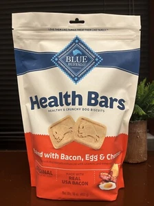Blue Buffalo Health Bars Bacon, Egg and Cheese Treats For Dog 16 oz - Picture 1 of 3