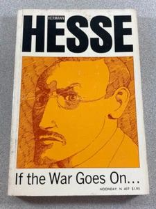 Hermann Hesse If the War Goes On... 1971 First Edition Vintage Paperback PB - Imagen 1 de 5
