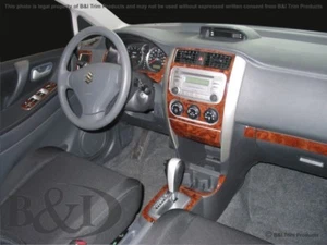 Dash Trim Kit for SUZUKI AERIO 05 06 07 carbon fiber wood aluminum - Foto 1 di 4