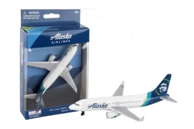 LIMOX TOYS Alaska Airlines Spielzeug Flugzeug Modellflugzeug für Kinder