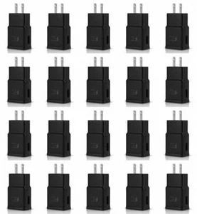 LOT Adaptive Fast Charging USB Wall Charger For Samsung Galaxy S6 S7 Note 3 4 5 - Picture 1 of 8
