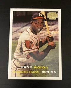 Hank Aaron 2002 Topps Archives 1958 Topps #168 - Picture 1 of 2