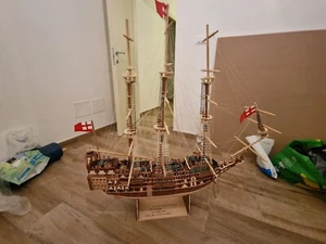 veliero Sovereign in legno fatto a mano - Foto 1 di 5