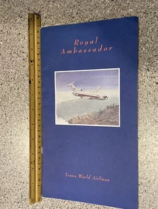 TWA Royal Ambassador B-727 Collector Series Menu - Picture 1 of 6