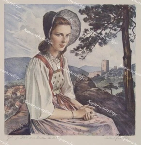 Robert Fuchs Baden Weikersdorf Wien Tracht Dirndl Heiligenkreuz Alland Vöslau - Bild 1 von 1